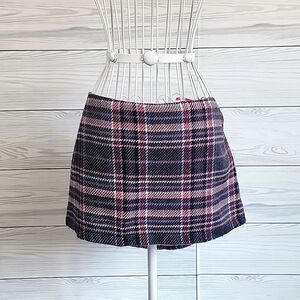 Steve & Barry's plaid mini skirt Women's Size Large